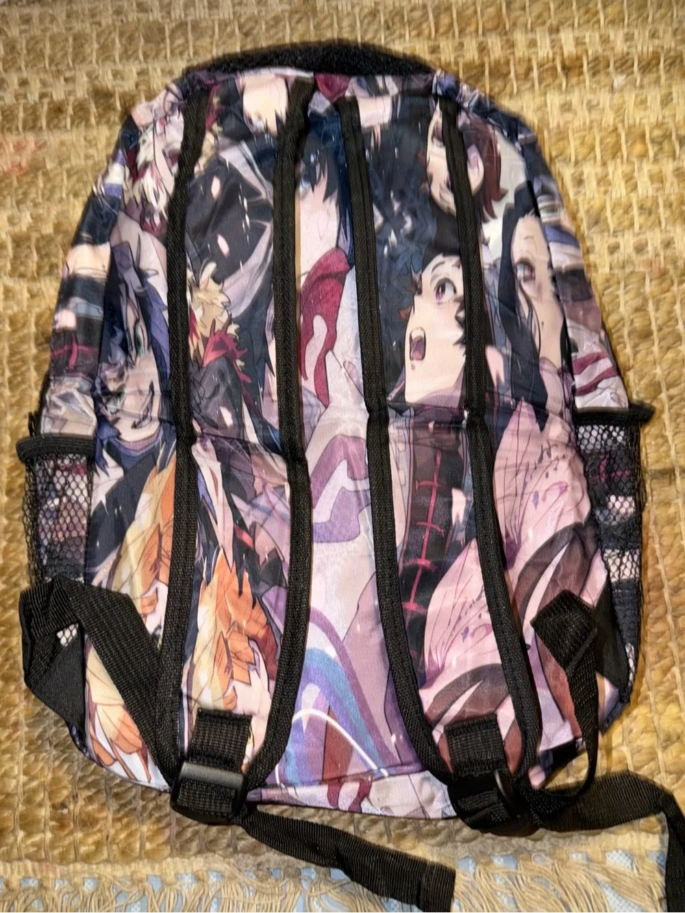 Polyester 16” nwot Demon Slayer 3-Piece Backpack Lunch Bag & Pencil Case Set